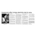 Preview of Grassroots Effort Brings Electricity Test to Area article