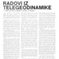 Preview of Works in Telegeodynamics article