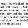 Preview of Strictly Personal - Nikola Tesla article