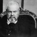 Orson Welles as J.P. Morgan in "The Secret of Nikola Tesla"