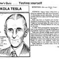Preview of Junior Editor's Quiz - Testing Yourself - Nikola Tesla article