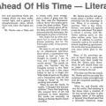 Preview of A Man Ahead of His Time - Literally article