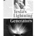 Preview of Tesla's Lightning Generators article