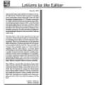 Preview of Letters to the Editor - Leland Anderson on Tesla Coils and Electrostatics article