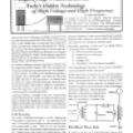 Preview of Magnifying Transmitters - Tesla's Hidden Technology of High Voltage and High Frequency article