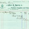 Nikola Tesla receipt from Colorado Springs