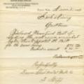 Nikola Tesla receipt from Colorado Springs