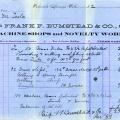 Nikola Tesla receipt from Colorado Springs