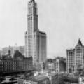 The Woolworth Building in downtown Manhattan where Tesla had an office