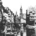 Strasbourg Quay from a lithograph found in Tesla's papers