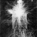 Nikola Tesla running the Colorado Springs experimental oscillator at high-power level
