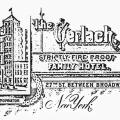 Gerlach Hotel letterhead from the time when Tesla resided there