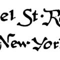 Hotel St. Regis letterhead from same time Tesla resided there