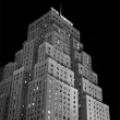 Vintage photo of The Hotel New Yorker at night