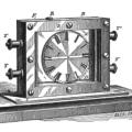Drawing of Tesla's electrolytic clock