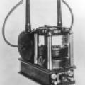 Early Tesla coil, the only invention which still bears his name