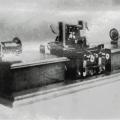 Early radio transmitter invented by Tesla