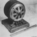 Small two-phase, alternating current induction motor by Nikola Tesla