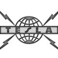 The logo of the American band named after Tesla
