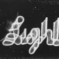 Tesla tube spelling the word "Light"