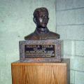 Tesla bust on display at Yale University