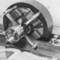 Working replica of Tesla's first A.C. induction motor displayed in the Nikola Tesla Museum, Belgrade, Serbia