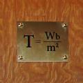 The unit of magnetic flux density is named after Tesla