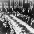 Nikola Tesla at the second banquet meeting of the Institute of Radio Engineers in 1915