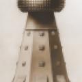 Artist's rendering of Tesla's tower in its completed state