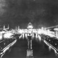 The spectacular "City of Light" at the Columbian Exposition powered by Tesla's AC