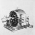 Tesla 50HP two-phase alternating current motor