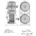 Nikola Tesla U.S. Patent 406,968 - Dynamo-Electric Machine - Image 1